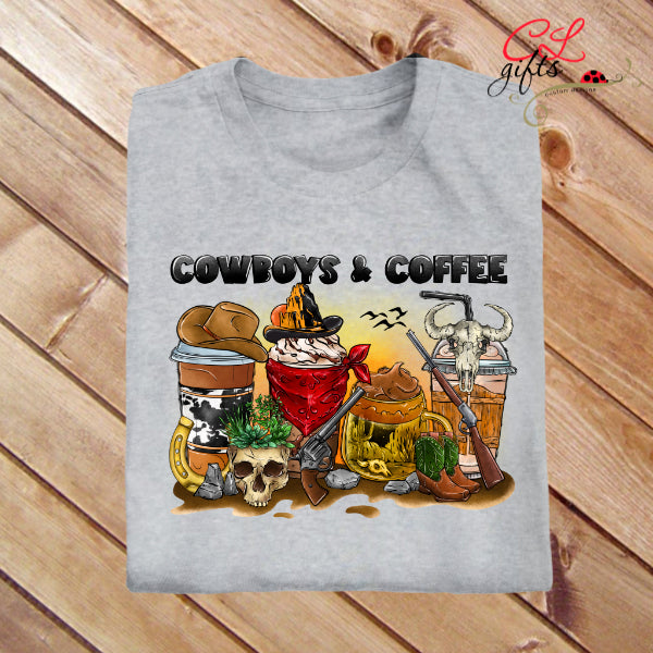 COWBOY COFFEE T SHIRT