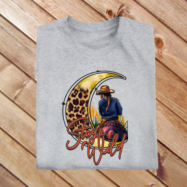COWGIRL STAY WILD T SHIRT