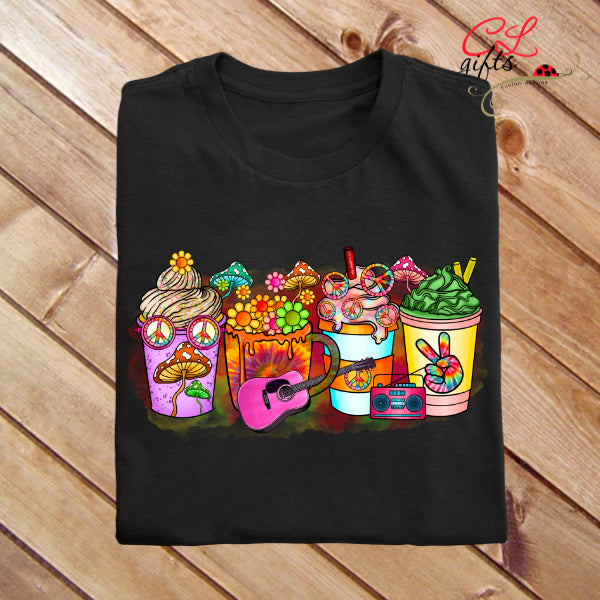 HIPPY DRINKS T SHIRT