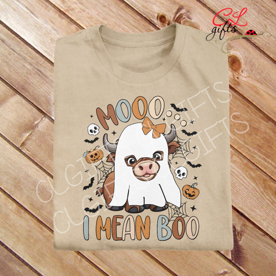 MOO I MEAN BOO T SHIRT