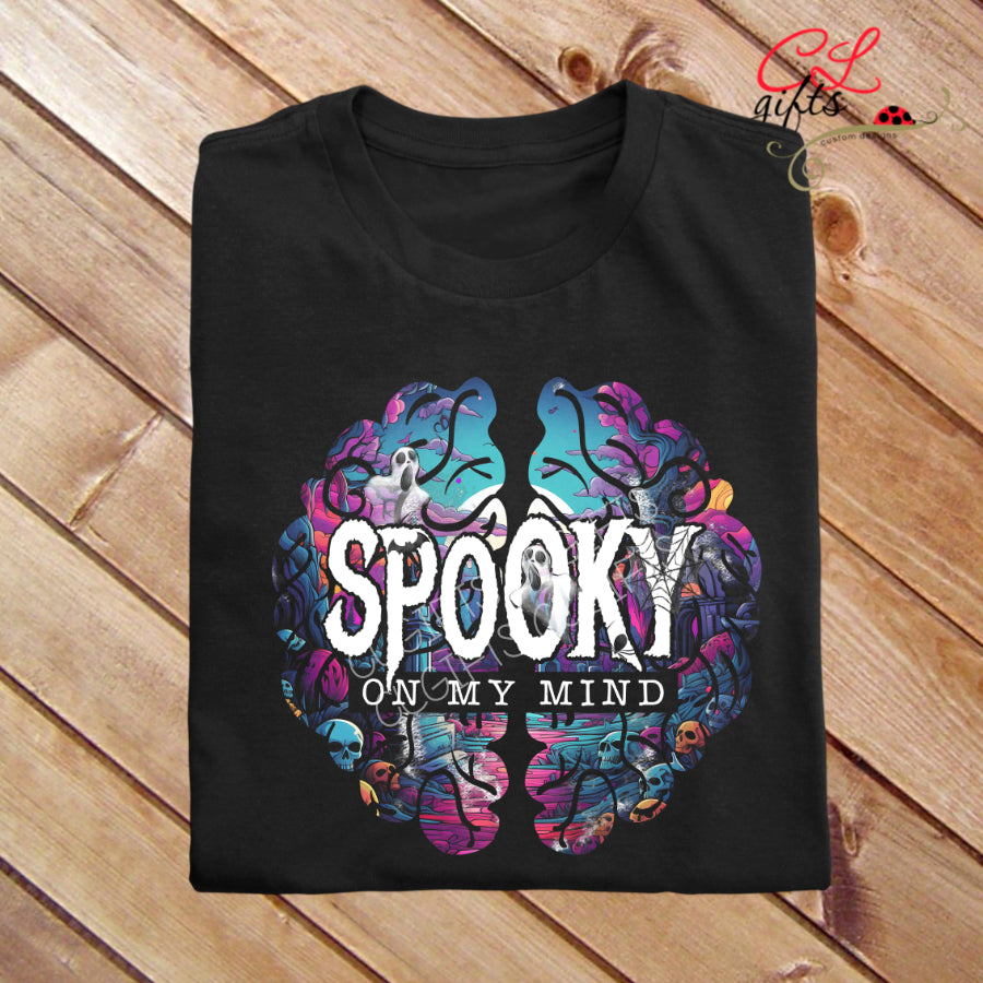 SPOOKY ON MY MIND HALLOWEEN T SHIRT