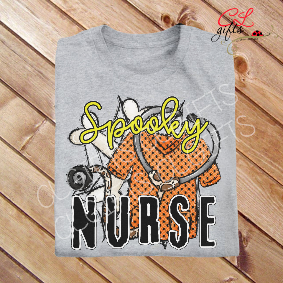 SPOOKY NURSE T SHIRT