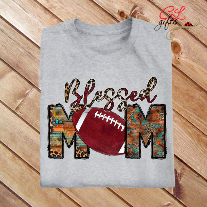 BLESSED MOM FOOTBALL